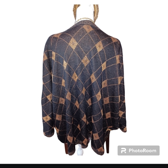 Sweater Vintage open cardigan - Picture 4 of 5